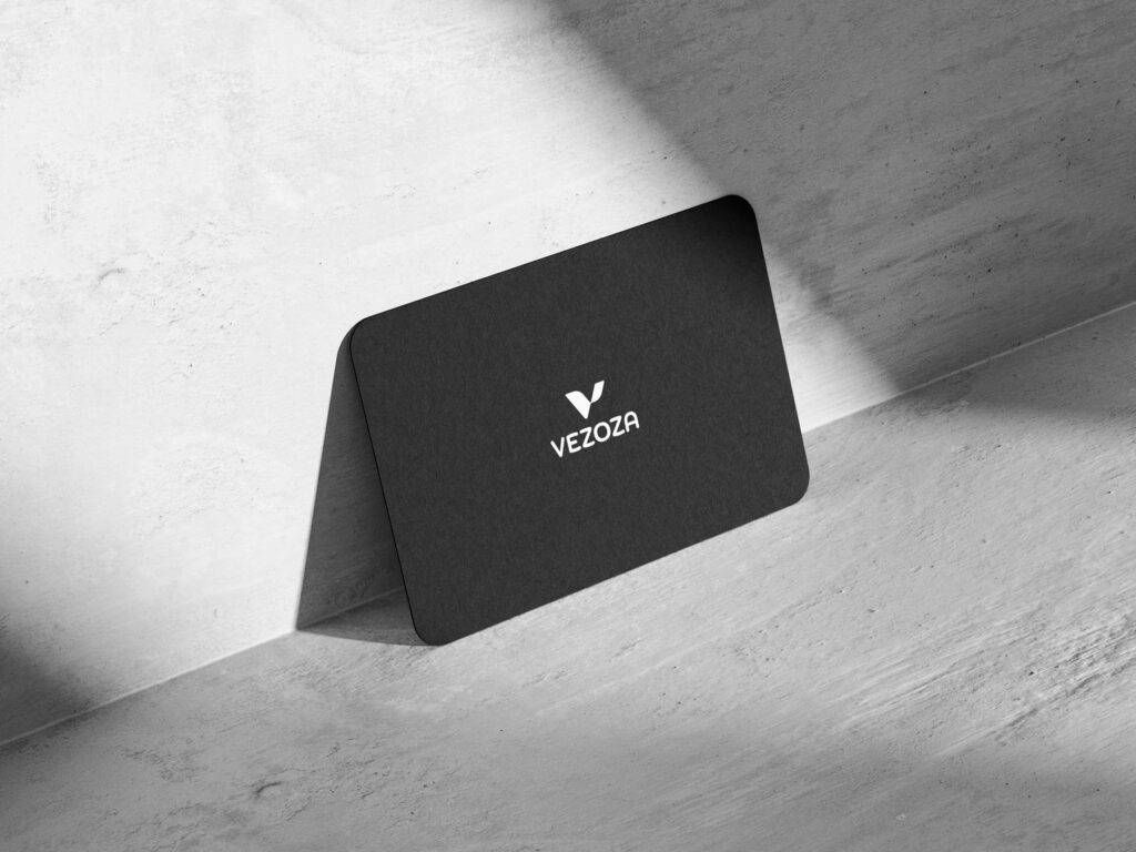 Visitenkarte – Premium Print-Branding für VEZOZA